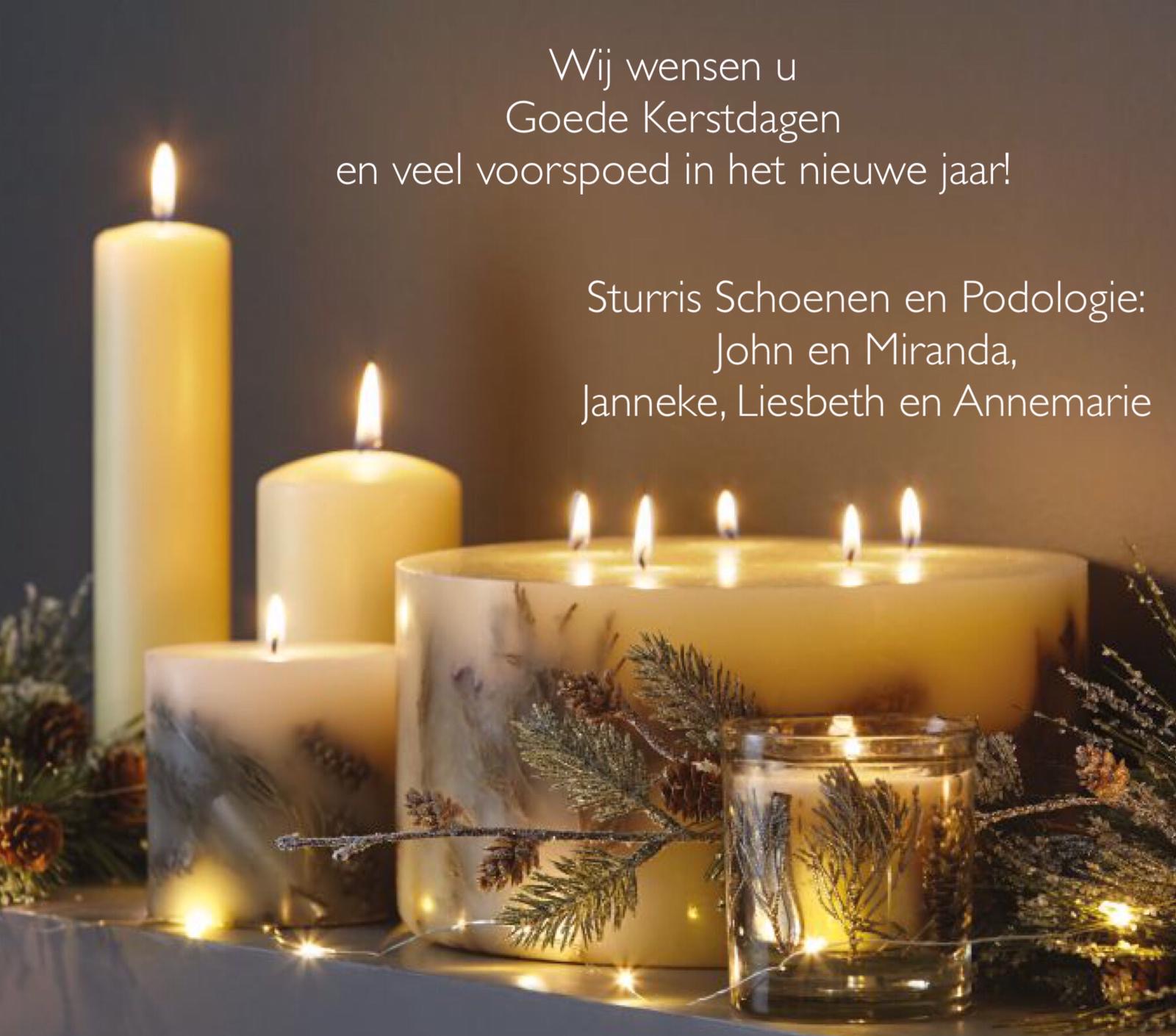 Wij wensen u goede Kerstdagen en een voorspoedig 2020
